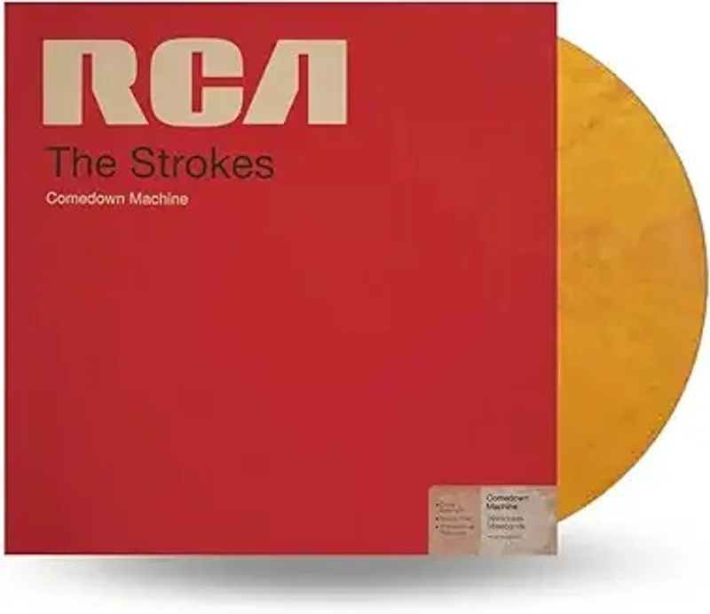 The Strokes Comedown Machine - Yellow & Red Marbled Vinyl - Sealed UK Vinyl LP