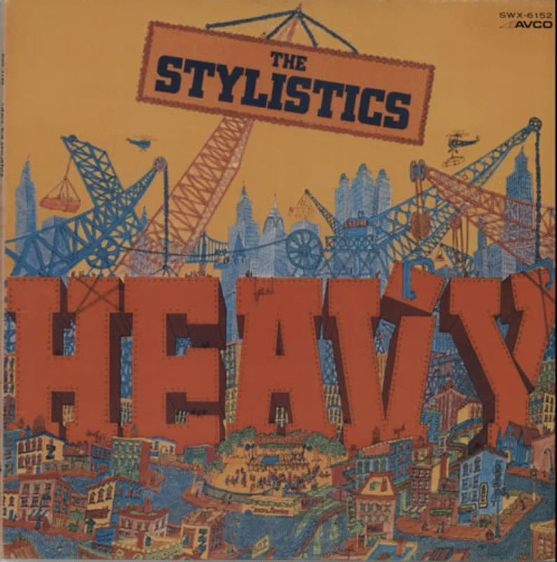 The Stylistics Heavy Japanese Promo Vinyl LP