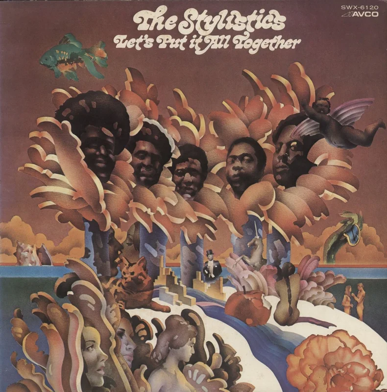 The Stylistics Let's Put It All Together Japanese Promo Vinyl LP