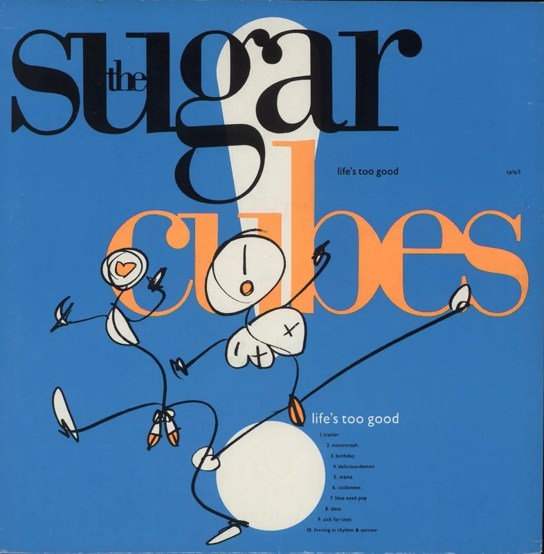 The Sugarcubes Life's Too Good Italian Vinyl LP