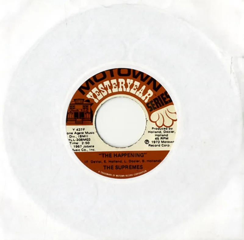 The Supremes The Happening US 7" vinyl