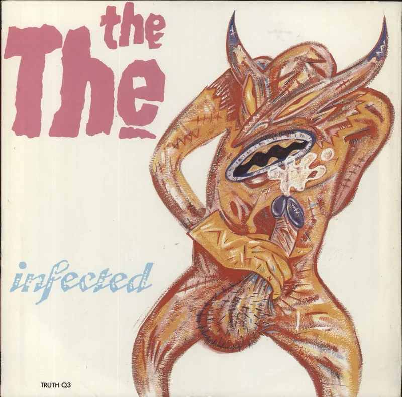 The The Infected - Masturbating Sleeve UK 12" vinyl