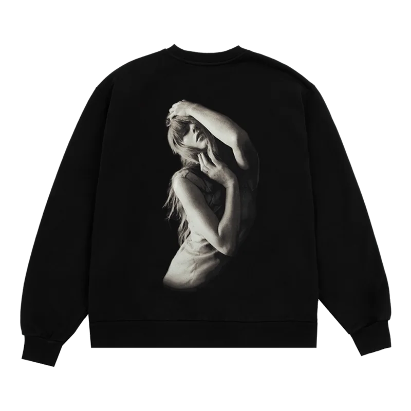 The Tortured Poets Department Black Crewneck