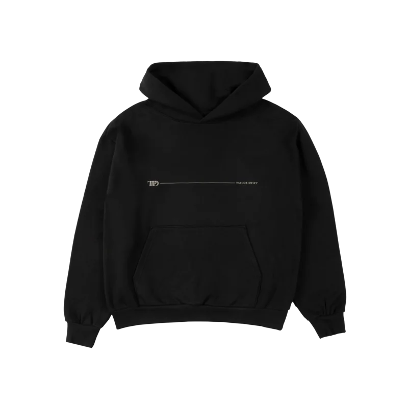 The Tortured Poets Department Black Hoodie