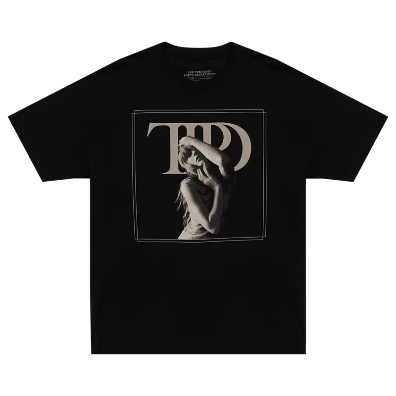 The Tortured Poets Department Black Photo T-Shirt