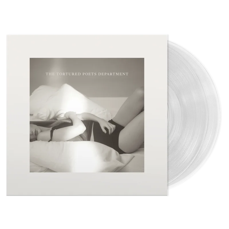 The Tortured Poets Department Phantom Clear Vinyl + Bonus Track The Manuscript