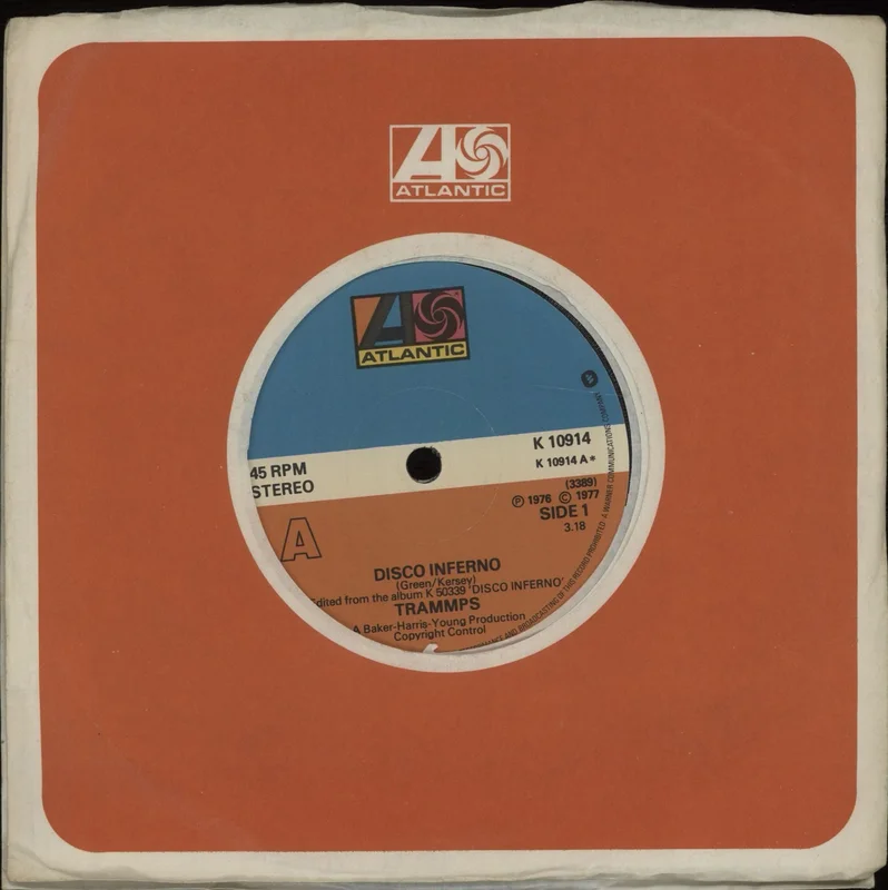 The Trammps Disco Inferno - Solid UK 7" vinyl