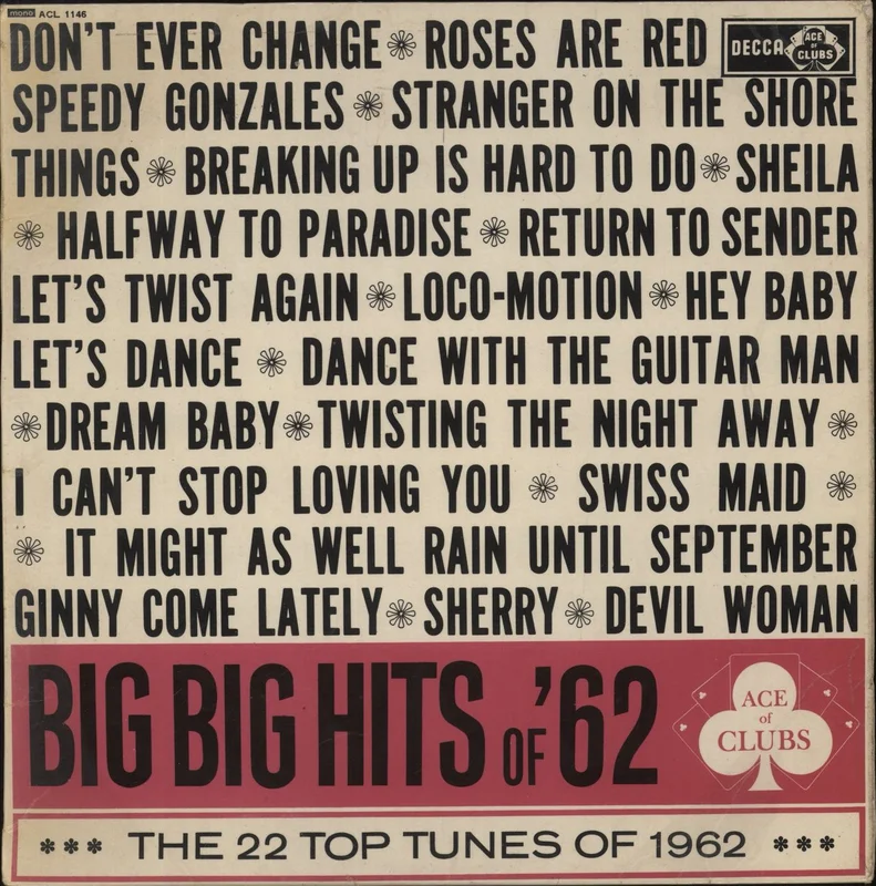 The Tremeloes Big Big Hits Of '62 UK Vinyl LP