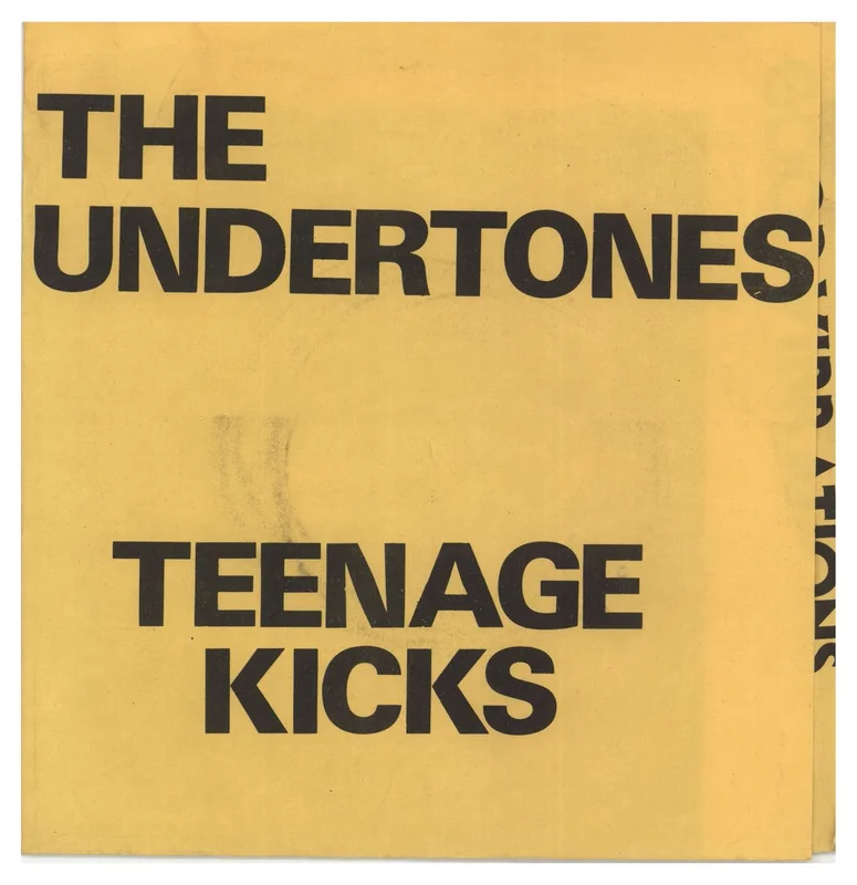 The Undertones Teenage Kicks - Yellow Sleeve Irish 7" vinyl