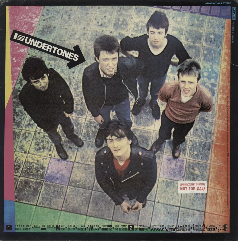 The Undertones The Undertones - 'Not For Sale' sticker - EX UK Vinyl LP