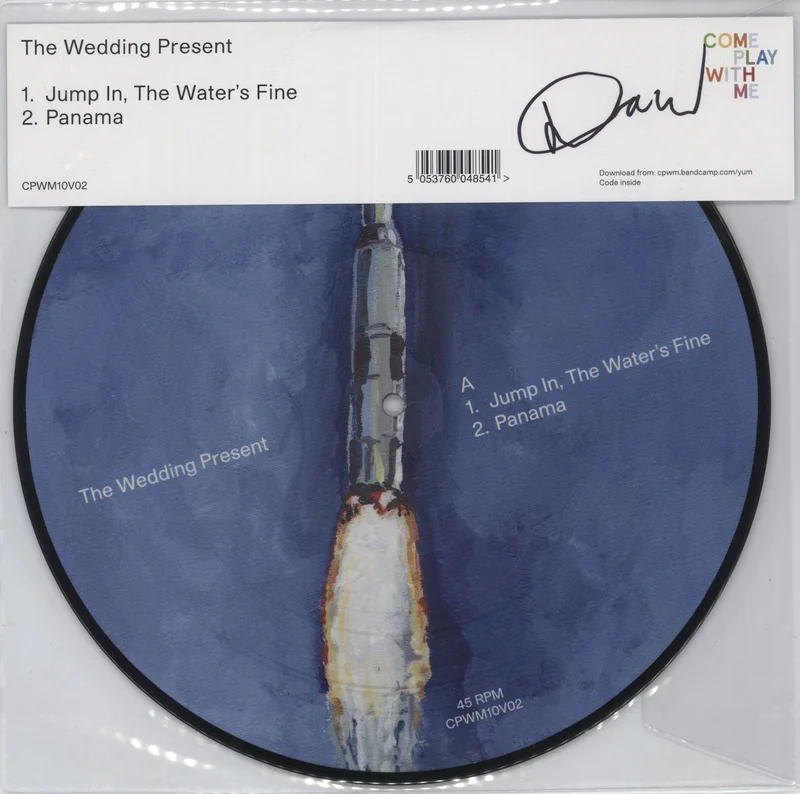 The Wedding Present Jump In, The Water's Fine - 10" Picture Disc + Autographed UK 10" Picture Disc