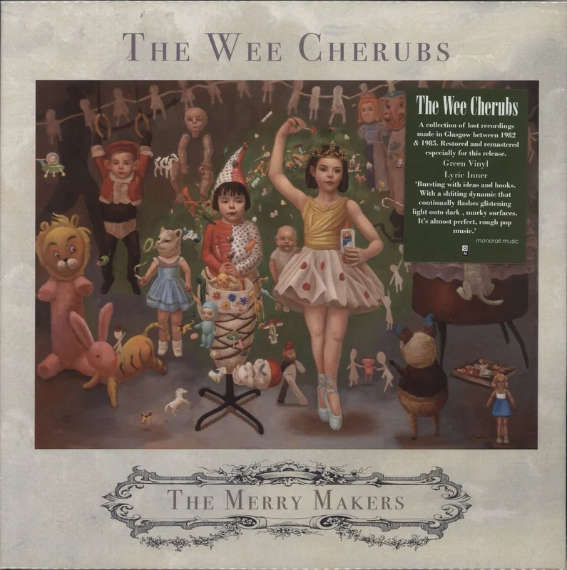 The Wee Cherubs The Merry Makers - Green Vinyl - Autographed UK Vinyl LP