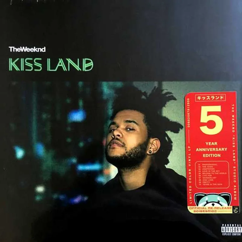 The Weeknd Kiss Land - 5 Year Anniversary Edition - Green Vinyl UK 2-LP vinyl set