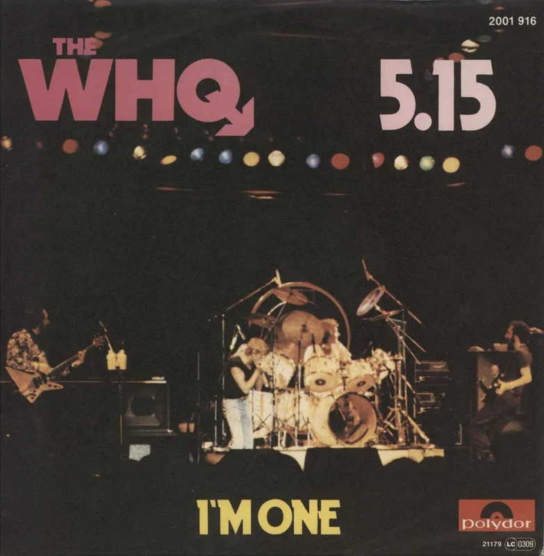 The Who 5:15 [Five Fifteen] + Sleeve German 7" vinyl