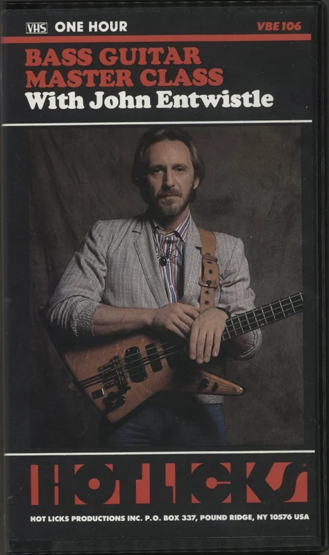 The Who Bass Guitar Master Class with John Entwistle US Video