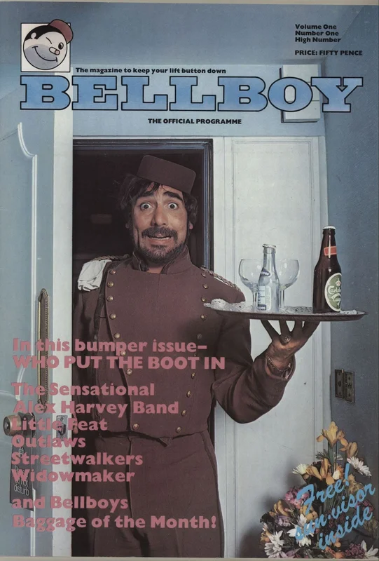 The Who Bellboy + Charlton stub UK Tour programme