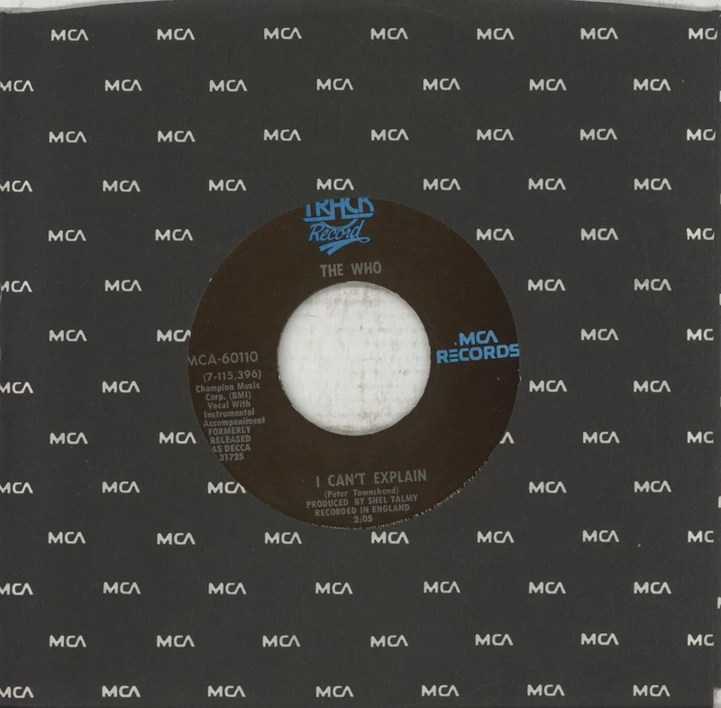 The Who I Can't Explain US 7" vinyl