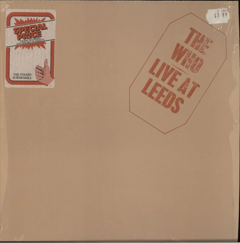 The Who Live At Leeds - Shrink UK Vinyl LP