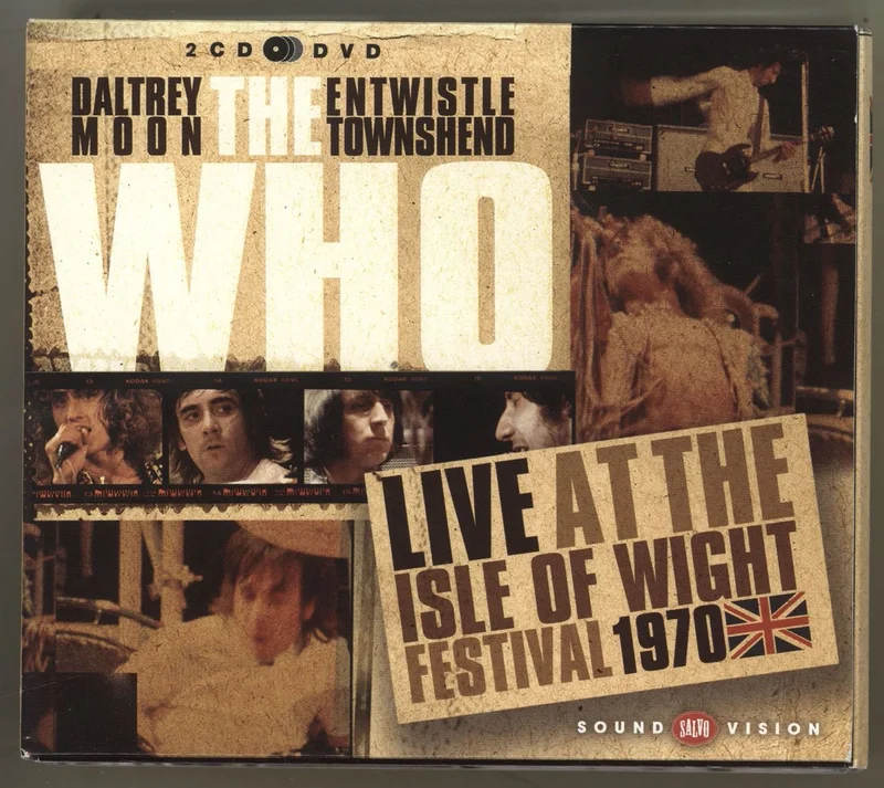 The Who Live At The Isle Of Wight Festival 1970 UK 3-disc CD/DVD Set