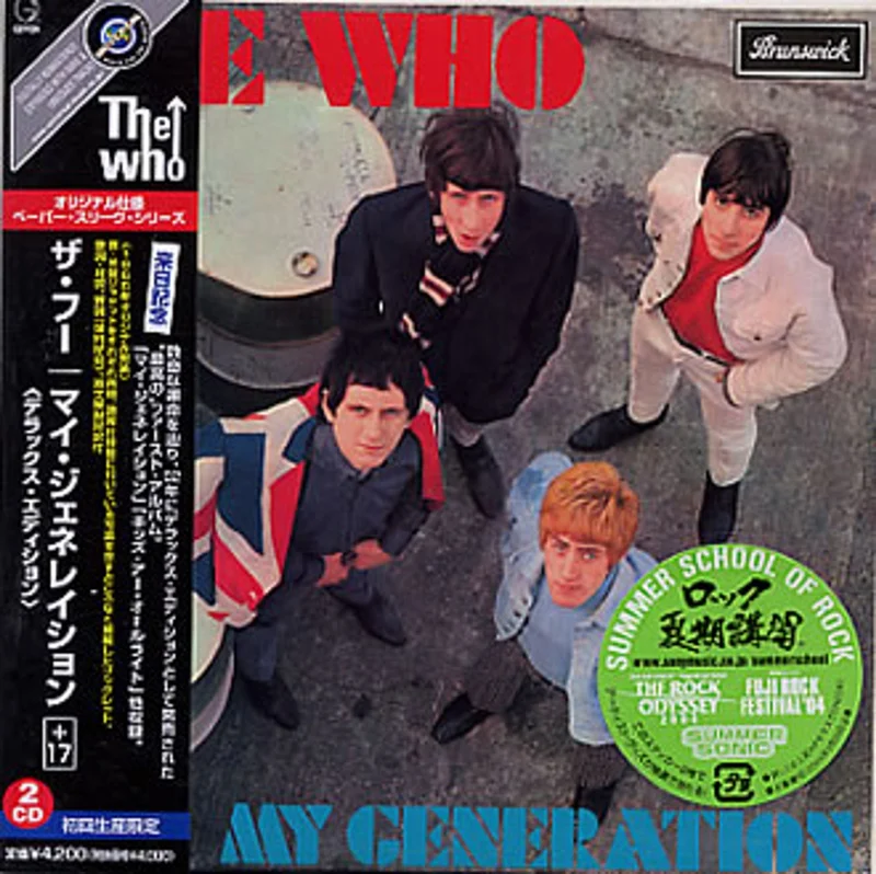 The Who My Generation Japanese 2-CD album set