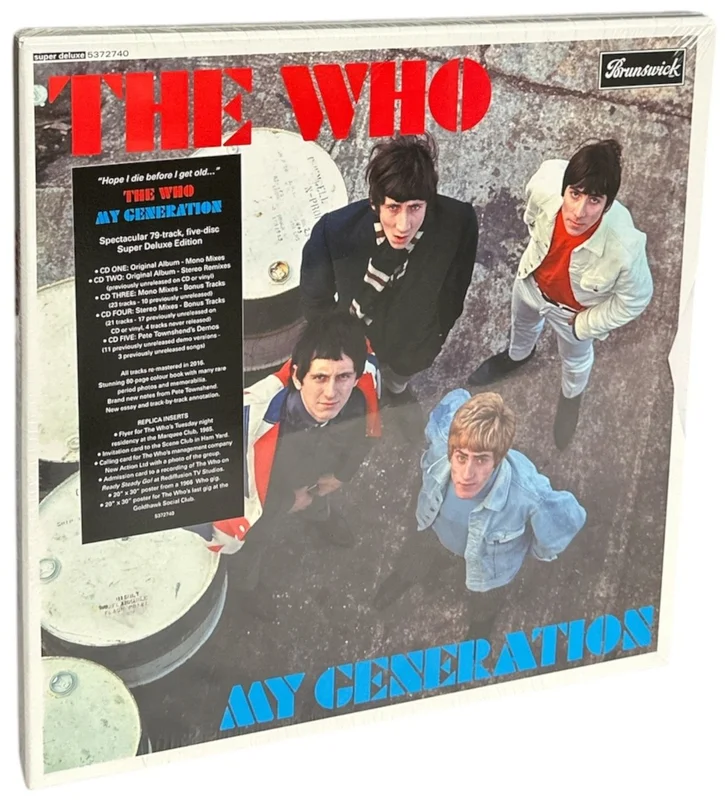 The Who My Generation: Super Deluxe Edition - Sealed UK Cd album box set