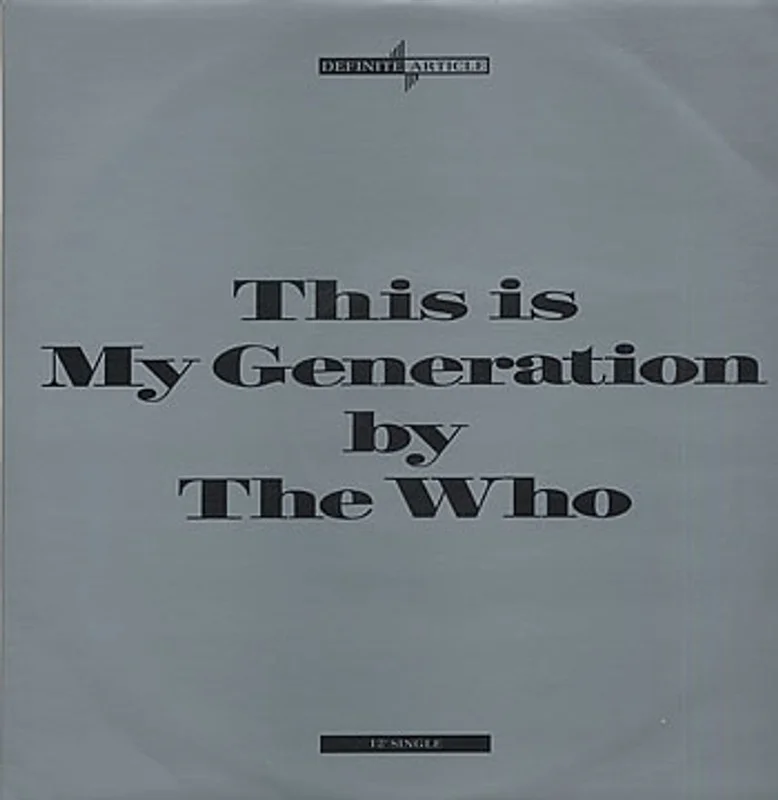 The Who My Generation UK 12" vinyl