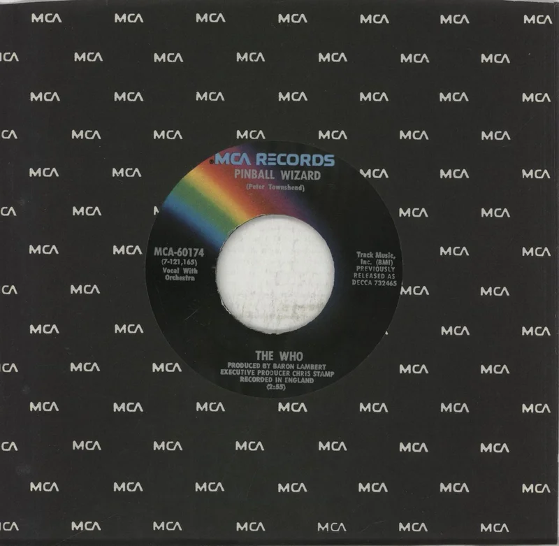 The Who Pinball Wizard US 7" vinyl