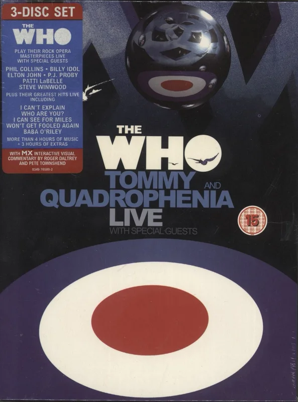 The Who Quadrophenia And Tommy Live - Sealed UK DVD