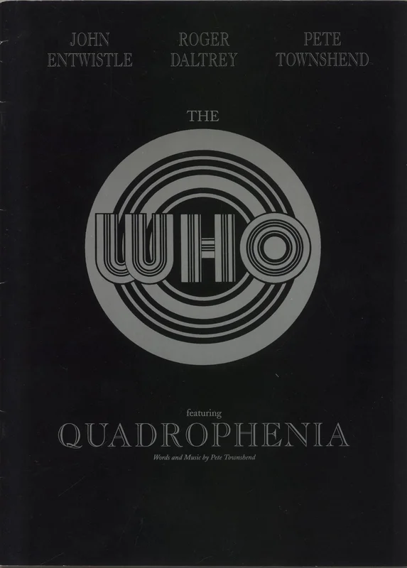 The Who Quadrophenia UK Tour programme