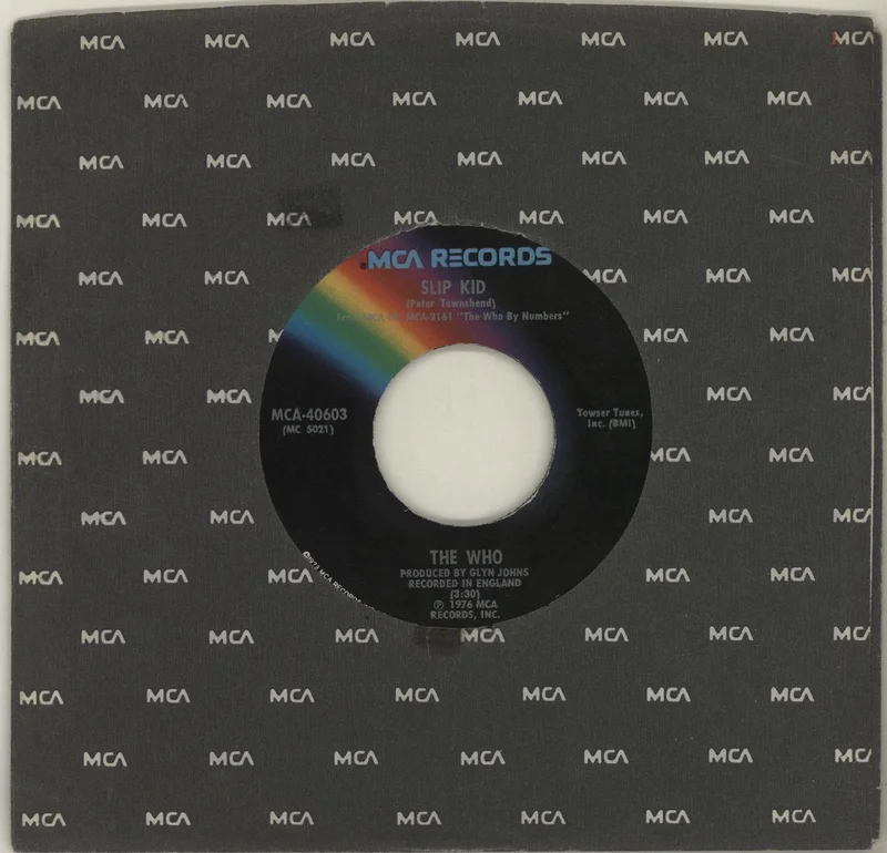 The Who Slip Kid US 7" vinyl