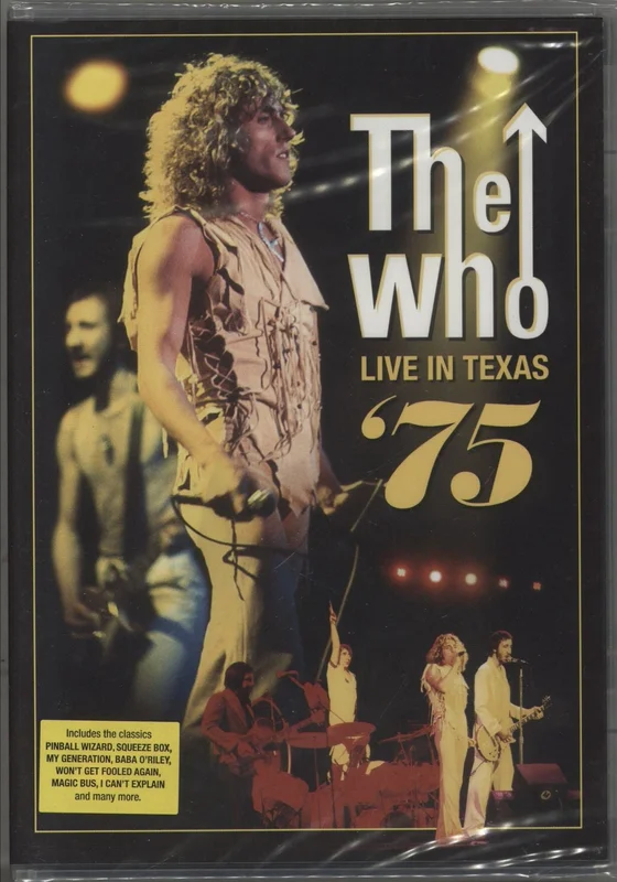 The Who The Who Live In Texas '75 - Sealed UK DVD