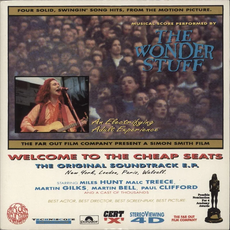 The Wonder Stuff Welcome To The Cheap Seats - Double Sleeved UK 7" vinyl