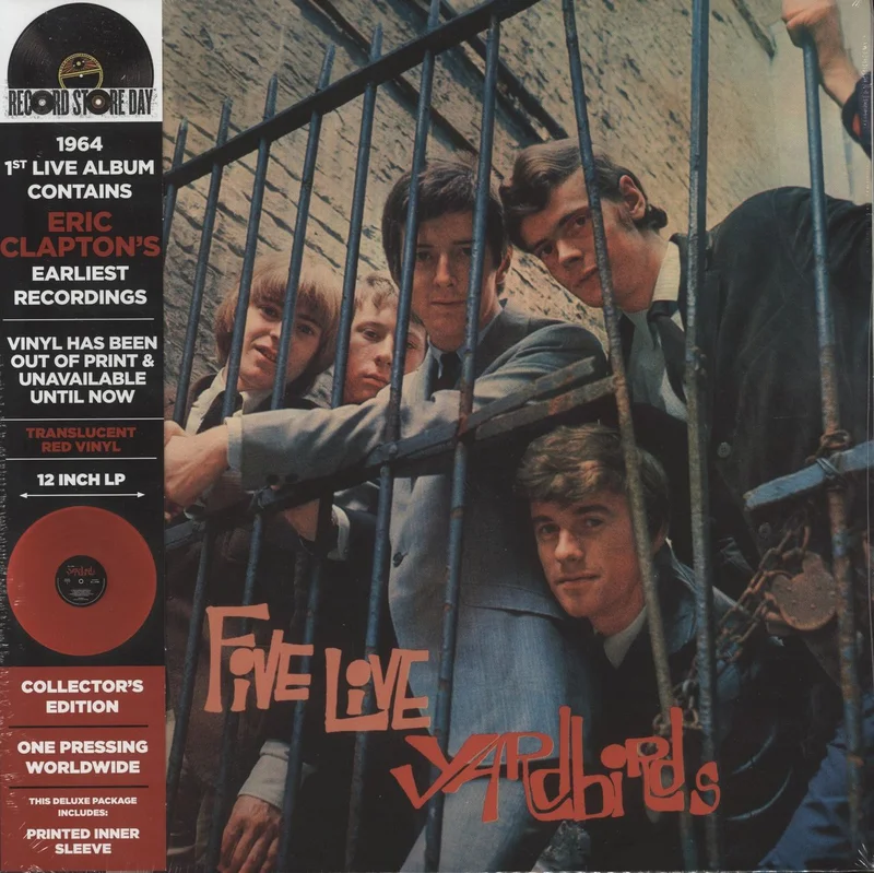 The Yardbirds Five Live Yardbirds - Red Translucent Vinyl - RSD - Sealed UK Vinyl LP