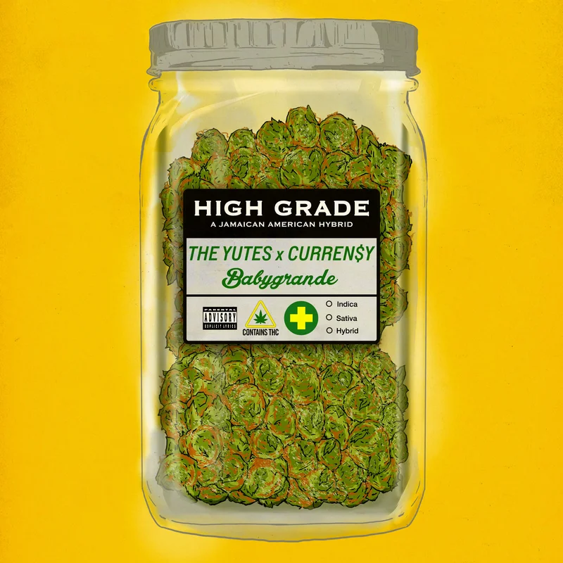 The Yutes x Curren$y - High Grade (Yellow 7" Inch Vinyl)