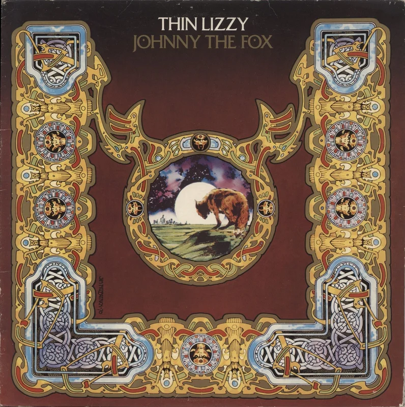Thin Lizzy Johnny The Fox - 1st BNQ - VG Sleeve UK Vinyl LP