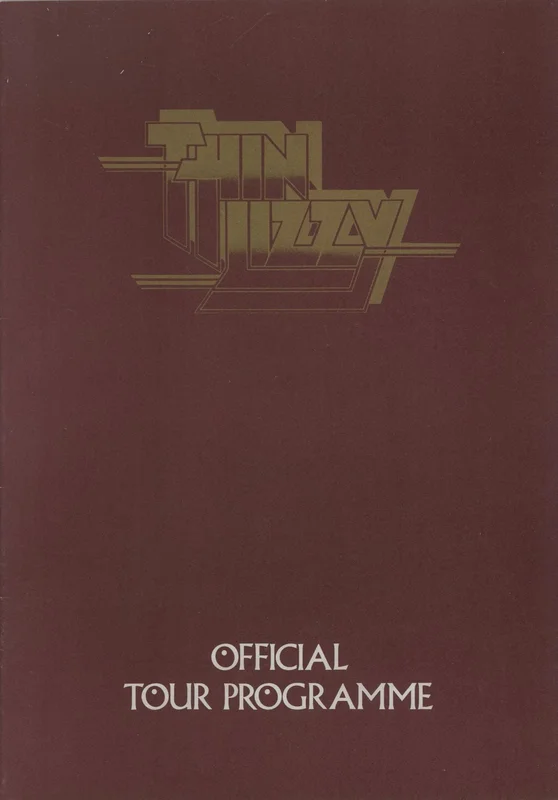 Thin Lizzy Official Tour Programme UK Tour programme