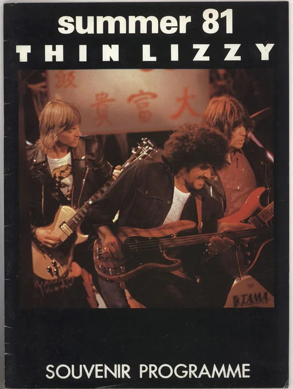 Thin Lizzy Summer '81 - EX UK Tour programme