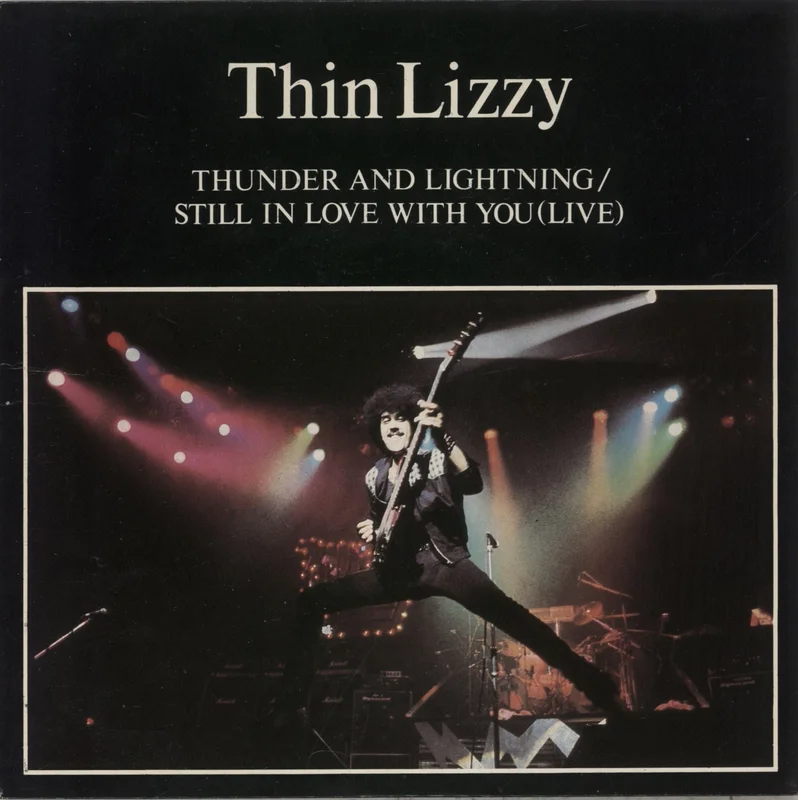 Thin Lizzy Thunder And Lightning - P/s UK 7" vinyl