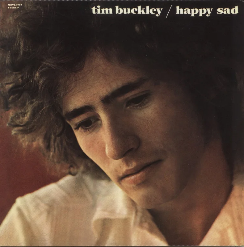 Tim Buckley Happy Sad - Gold Vinyl UK Vinyl LP