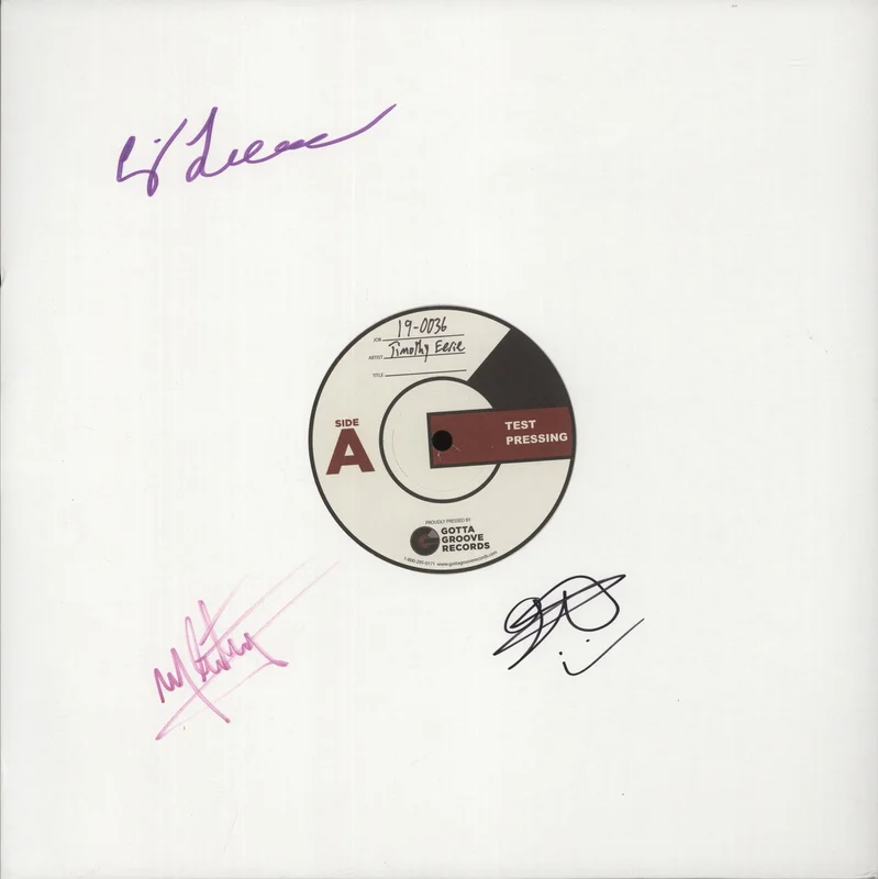 Timothy Eerie Ritual - Test Pressing - Autographed US Vinyl LP