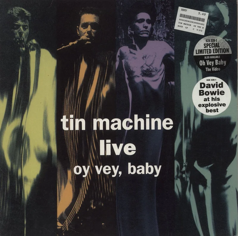 Tin Machine Oy Vey, Baby - Double Hype Stickered UK Vinyl LP