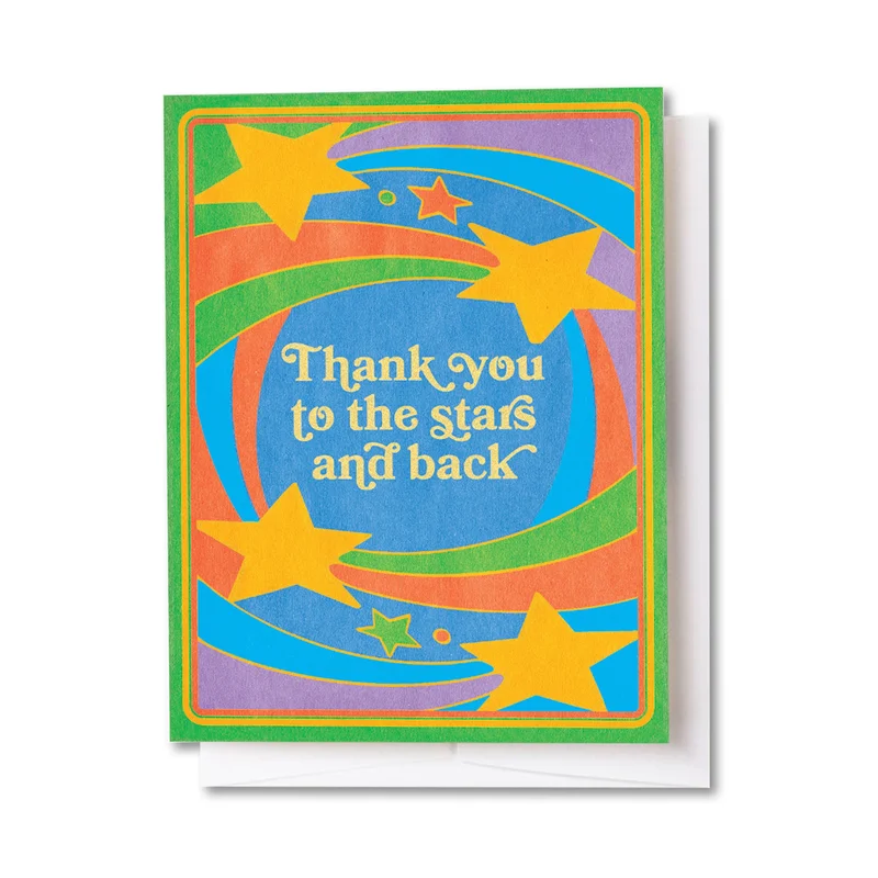 To the Stars Thanks Card