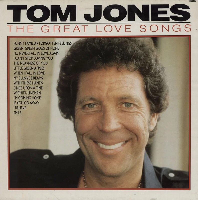 Tom Jones The Great Love Songs UK Vinyl LP