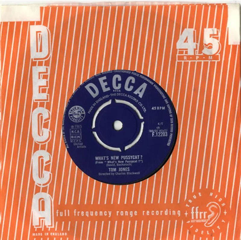 Tom Jones What's New Pussycat? UK 7" vinyl