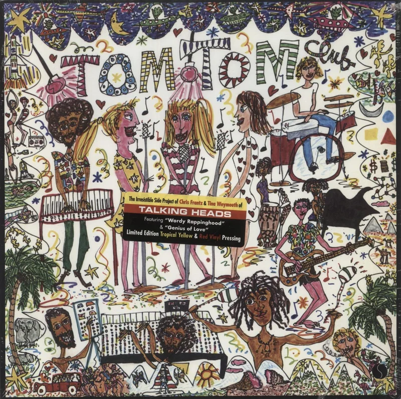 Tom Tom Club Tom Tom Club - Yellow & Red Vinyl - Sealed US Vinyl LP