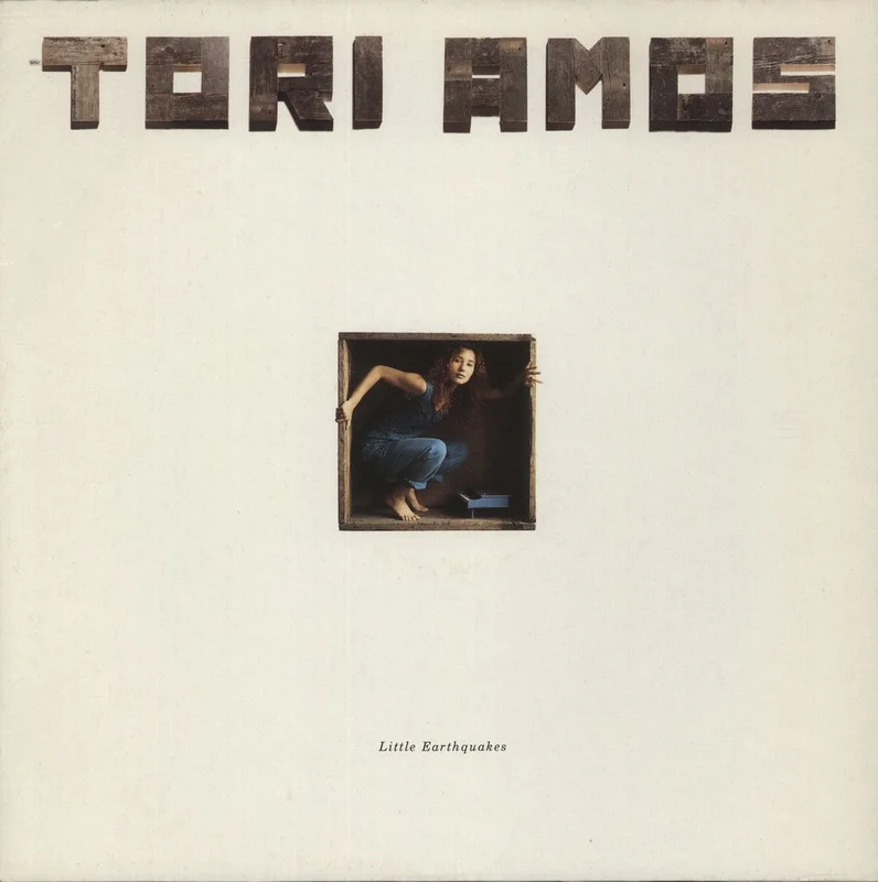 Tori Amos Little Earthquakes - Promo Sticker German Promo Vinyl LP
