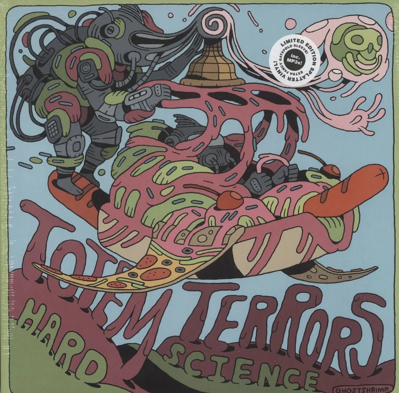 Totem Terrors Hard Science - Splatter Yellow Vinyl - Sealed UK Vinyl LP