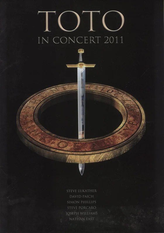 Toto In Concert Japanese Tour programme