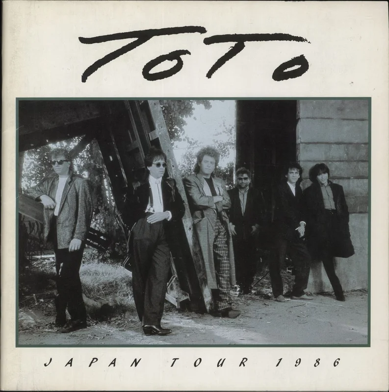 Toto Japan Tour 1986 Japanese Tour programme