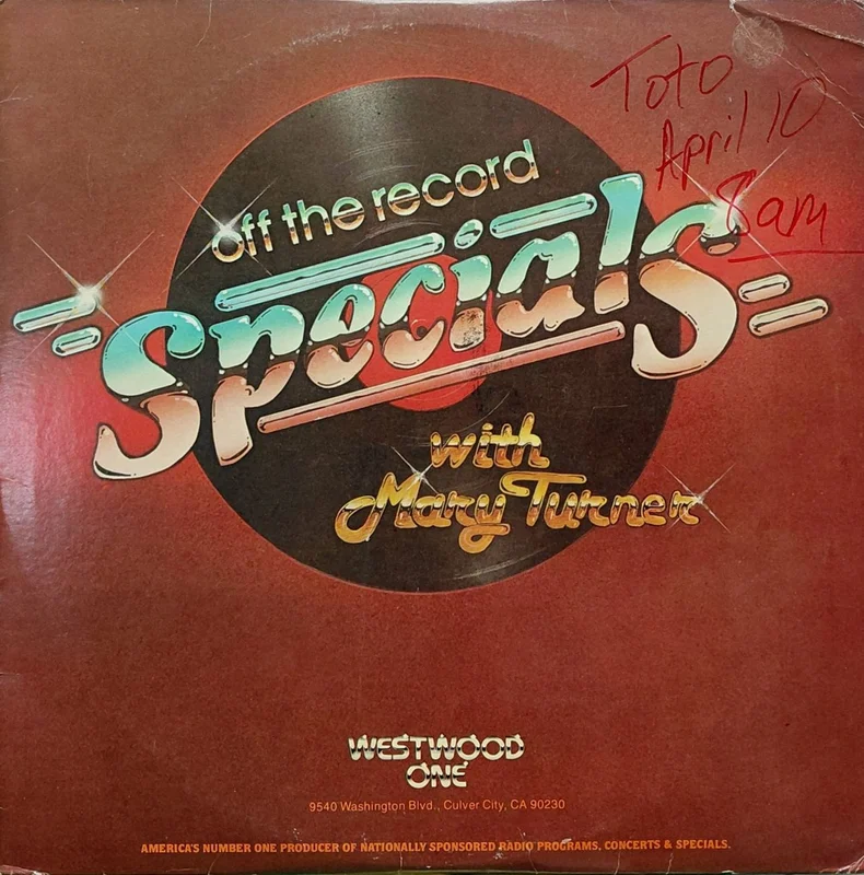 Toto Off The Record Special US 2-LP vinyl set